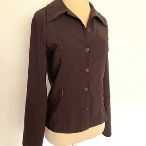 Johnny Was Brown Fitted  Blazer Jacket Small